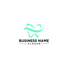 Tooth Smile Dentist Vector Logo Design