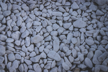 white gray pebbles stone gravel texture background