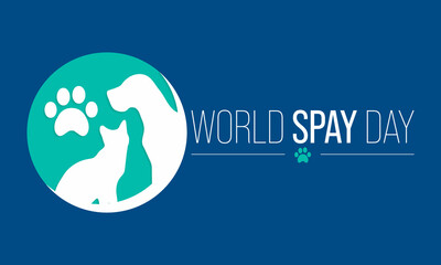World Spay day is observed each year on the last Tuesday in February, to celebrate the importance of animal birth control and encourages all guardians of dogs and cats to have them spayed or neutered.