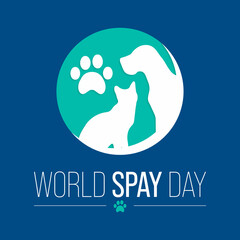 World Spay day is observed each year on the last Tuesday in February, to celebrate the importance of animal birth control and encourages all guardians of dogs and cats to have them spayed or neutered.