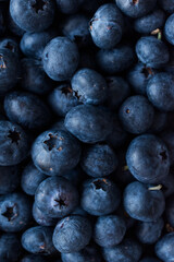 blueberries pattern close up