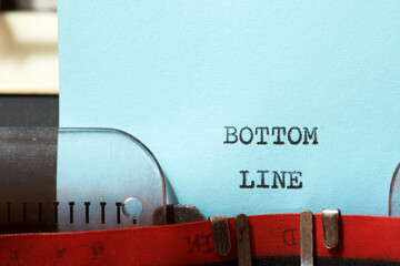 Bottom line concept