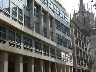 Walking in the center of Milan