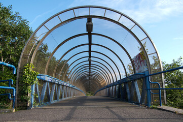 Bridge in Belfast crossing a railroad line