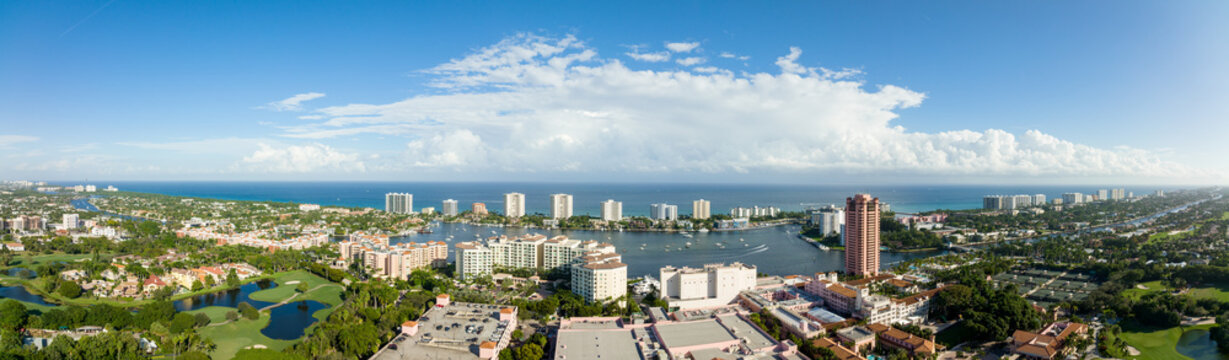 Aerial photo Lake Boca Raton FL