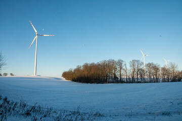 Krajobraz wiatraki © Krzysztof  Jaworski