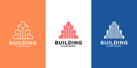 building logo design for industry, business and corporate identity