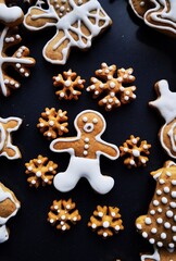 christmas cookies on the table