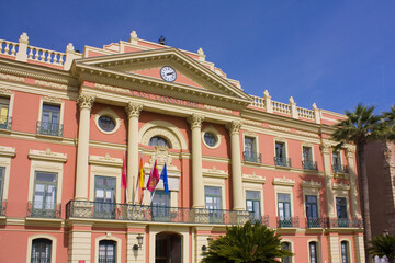Naklejka premium City Hall (or Casa Consistorial) in Murcia, Spain