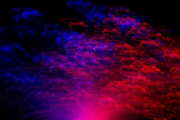 blurry colorful background - lights in motion -  light trails