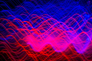 blurry colorful background - lights in motion -  light trails