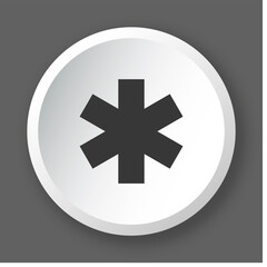 Fototapeta premium Logo transports sanitaires.