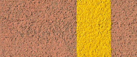 Clean asphalt yellow line road texture seamless with background appearance
