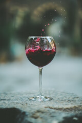 glass of wine