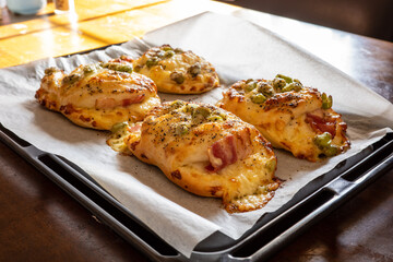 とても美味しい日本の一般家庭の調理パン