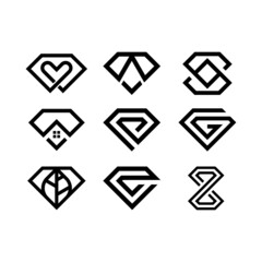 Creative Diamond Concept Logo Design