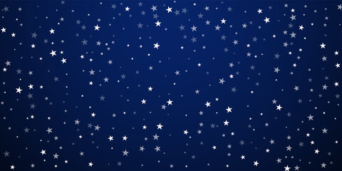 Random falling stars Christmas background. Subtle