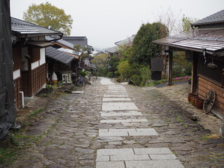 馬籠宿の坂