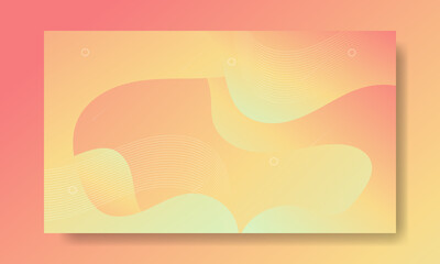 Abstract Colorful liquid background. Modern background design. gradient color. Yellow Dynamic Waves. Fluid shapes composition. Fit for website, banners, wallpapers, brochure, posters