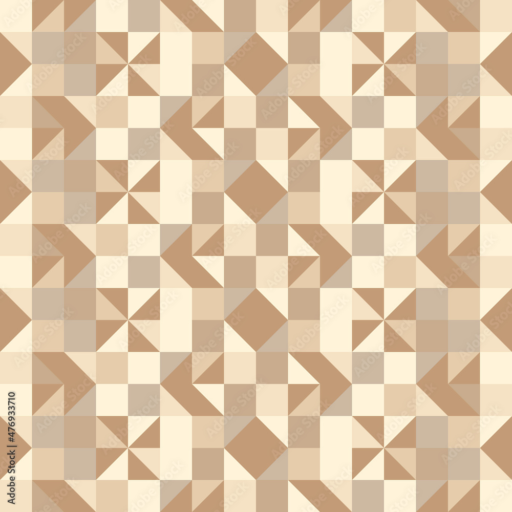 Poster monotonous mosaic of one dull color. repeating tile decor.