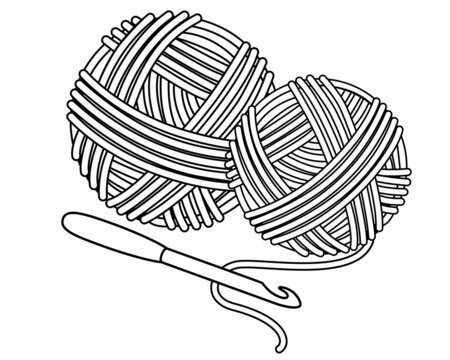 Crochet Hook Silhouette Stock Illustrations – 253 Crochet Hook