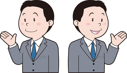 Fototapeta premium 男性ビジネスマン