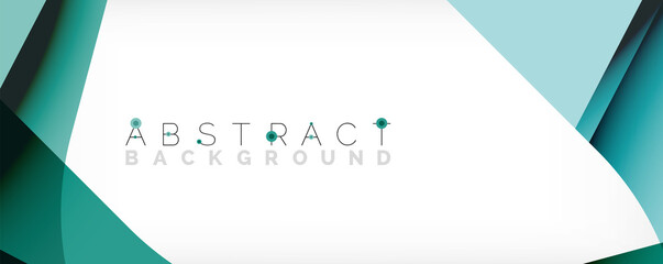 Minimal abstract background - color overlapping shapes on white with shadow lines. Vector Illustration For Wallpaper, Banner, Background, Landing Page