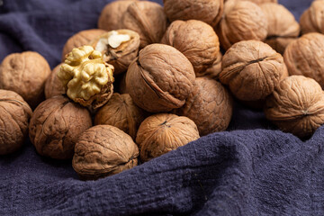 There were walnuts in abundance on the table