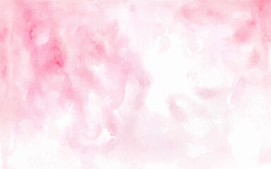 Pink abstract watercolor brush background