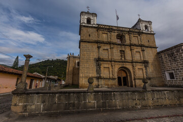 Fototapeta na wymiar The Iglesia y Convento de las Capuchinas, Antigua Guatemala, Guatemala