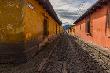 Fototapeta na wymiar Architectural details in Antigua Guatemala