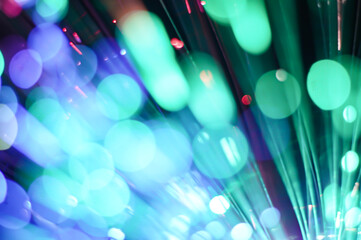 Texture of magic blue lights