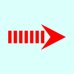 Red arrow icon vector EPS- 10