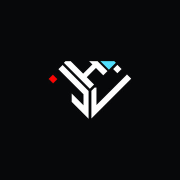 JHJ letter logo creative design. JHJ unique design