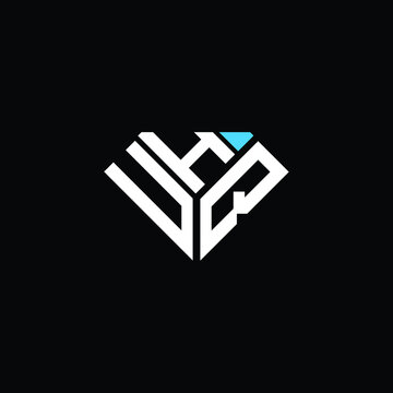 UHQ letter logo creative design. UHQ unique design