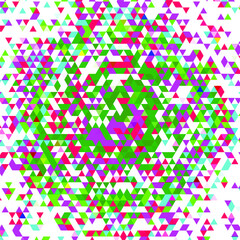 Abstract colorful triangle background.