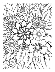 Coloring pages KDP interior for adults