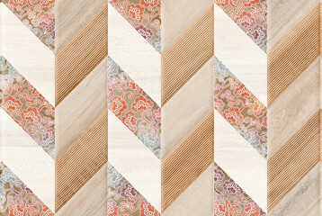 Multicolor digital wall tiles design for interior abstract home decor used ceramic wall tile background texture