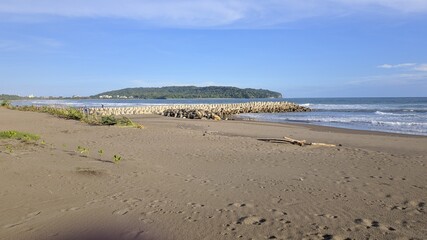 view of the beach