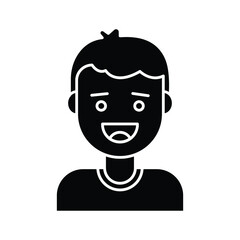 Man avatar Vector icon which is suitable for commercial work and easily modify or edit it

