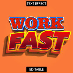 Premium 3d text effect works fast with cool style suitable for advertisement, title, product business, banner, promotion and office, etc.