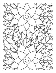 Obraz premium Coloring pages KDP interior for adults