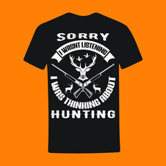 Custom hunting t-shirt design