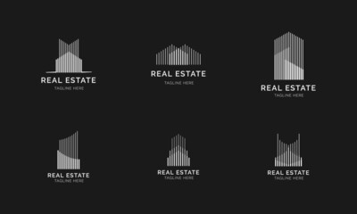 Real Estate logo set