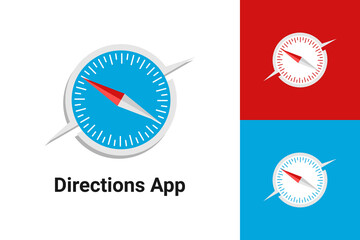 Illustration Vector Graphic of Compass Logo. Perfect to use for Navigation Application