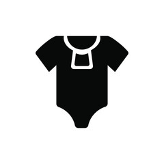 Baby clothes vector silhouette design isolated