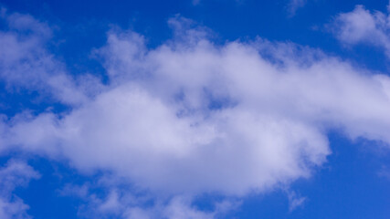 beautiful clouds in beautiful blue sky