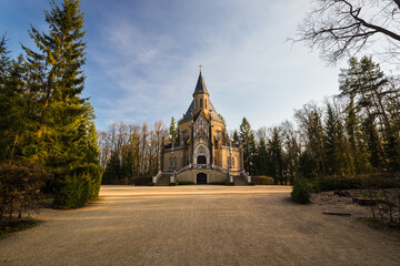 Schwarzenberg tomb in Domanin by Trebon, Czech republic