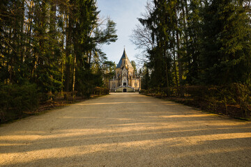 Fototapeta premium Schwarzenberg tomb in Domanin by Trebon, Czech republic