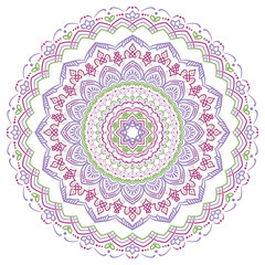 Hand drawn Mandala. Vintage decorative elements